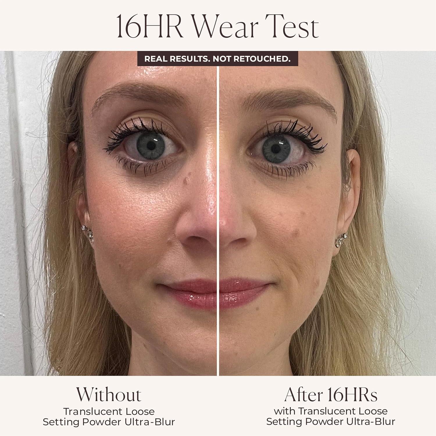 image:imageLaura Mercier Translucent Loose TalcFree Setting Powder UltraBlur 16HR Hydrating Wear Natural Finish Hyaluronic AcidInfused Normal to Dry amp Mature Skin Mint Green Shade Color Corrects RednessToneUp Rose