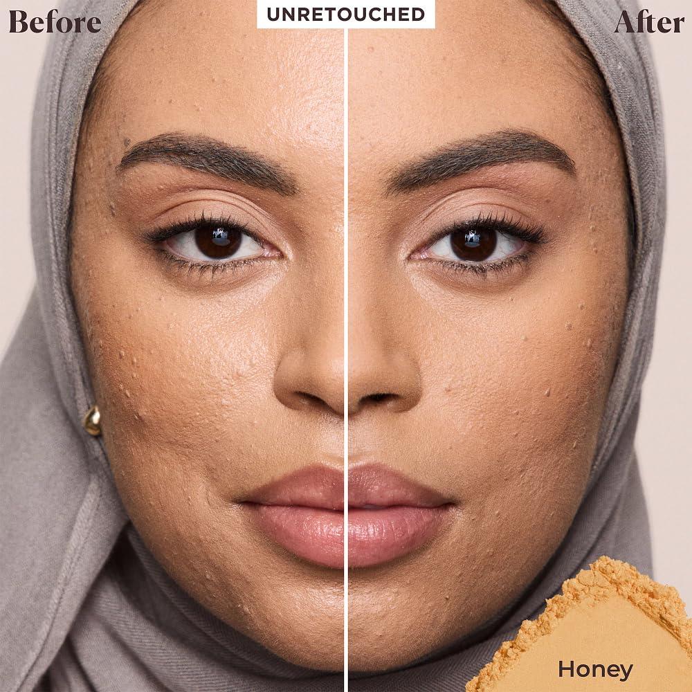 image:imageLaura Mercier Translucent Loose TalcFree Setting Powder UltraBlur 16HR Hydrating Wear Natural Finish Hyaluronic AcidInfused Normal to Dry amp Mature Skin Mint Green Shade Color Corrects RednessTranslucent Honey