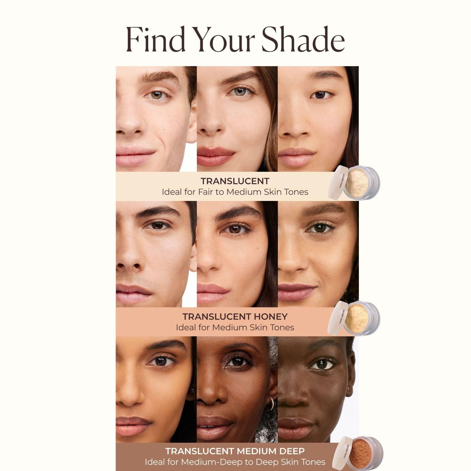 image:imageLaura Mercier Translucent Loose Setting Powder UltraBlur amp Puff Set TalcFree Long Lasting Normal to Dry Mature Skin Hyaluronic Acid Infused Full Size Value Set Holiday Gift SetTranslucent Honey