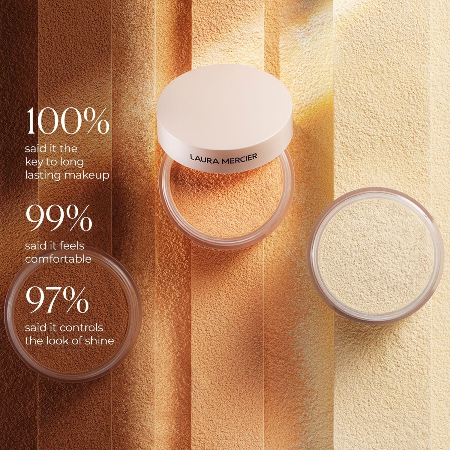image:imageLaura Mercier Translucent Loose Setting Powder UltraBlur amp Puff Set TalcFree Long Lasting Normal to Dry Mature Skin Hyaluronic Acid Infused Full Size Value Set Holiday Gift SetTranslucent Honey